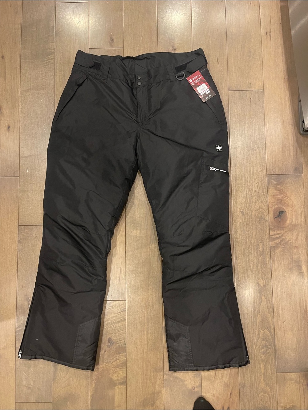 Swiss Tech Men's Black Ski & Snowboard Pants
